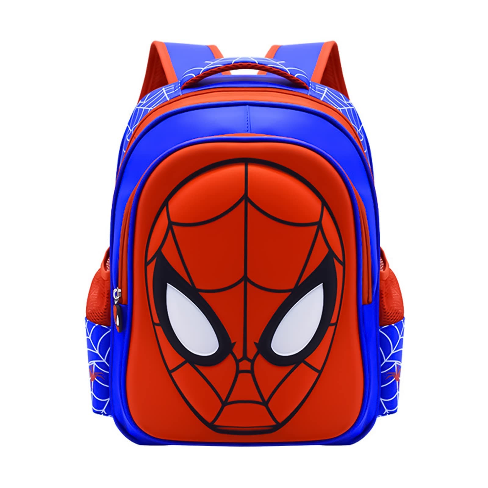 Toddler School Backpack 3D Comic Schoolbag Waterproof Lightweight Backpack for Elementary Student Schoolbag Kids(Blue M)