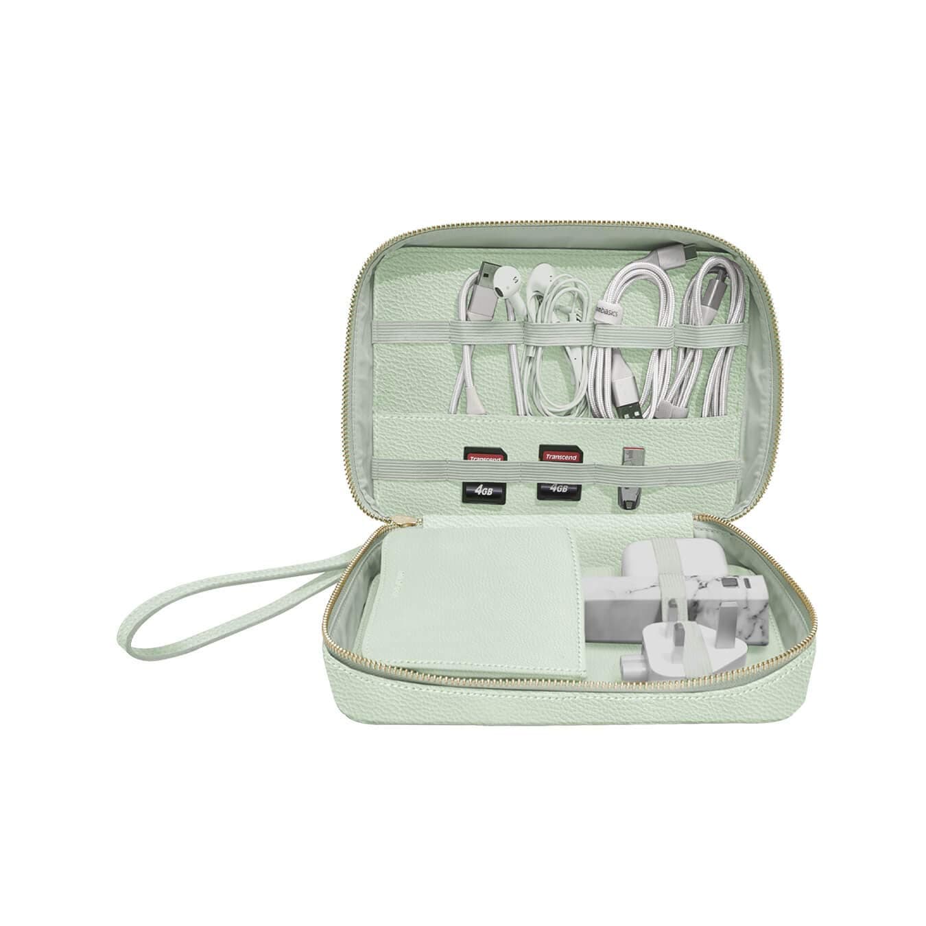 Stackers Sage Green Cable Tidy Bag