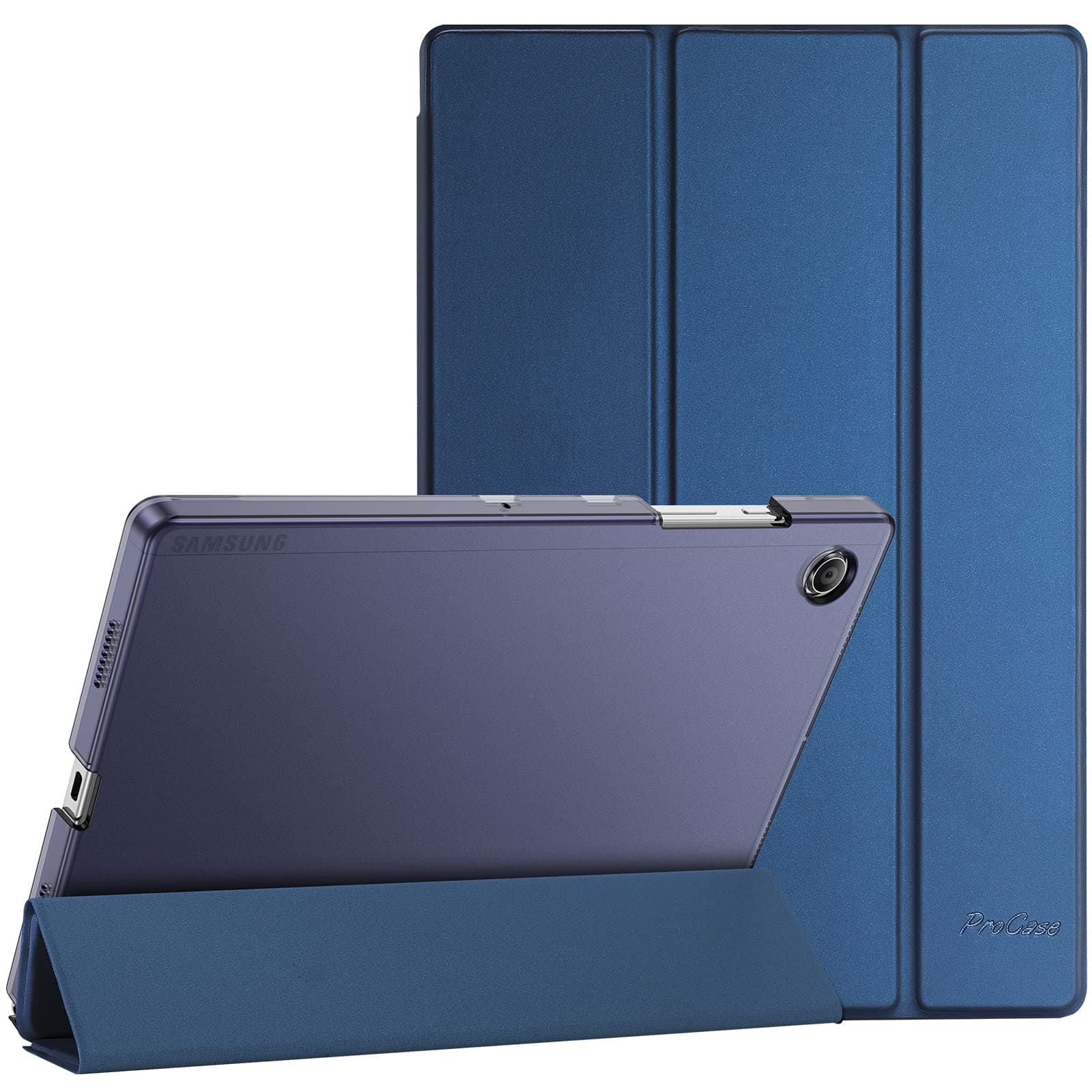 ProCase for Galaxy Tab A8 Case, Protective Slim Stand Case Hard Shell Cover for Galaxy Tab A8 SM-X200 2022 Release -Navy