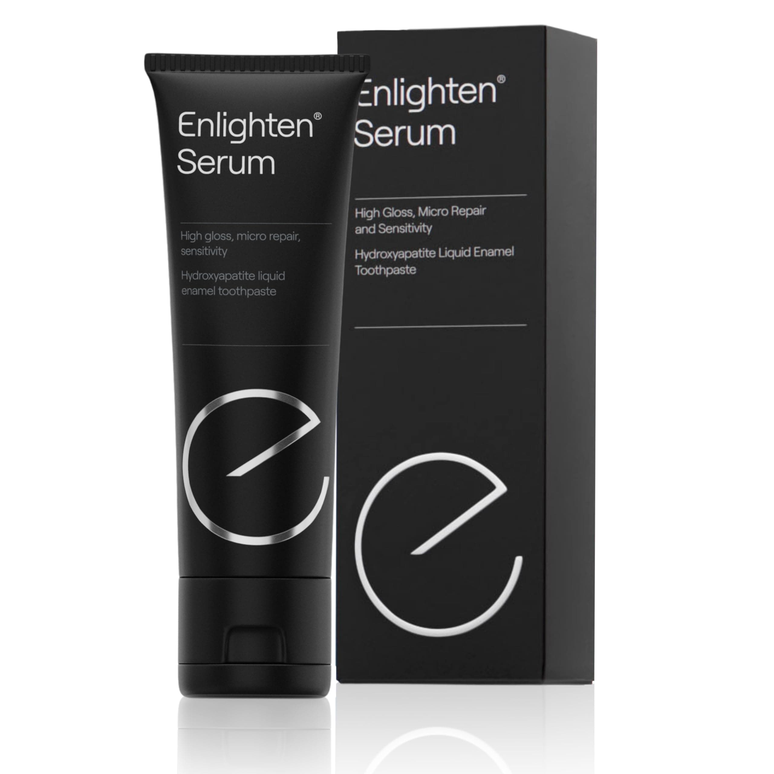 Enlighten Serum - Restorative Toothpaste for Sensitive Teeth, 75 ml - Suitable for Daily Use, Enamel Repair, Vegan Formula with Hydroxyapatite, Protection and Regeneration