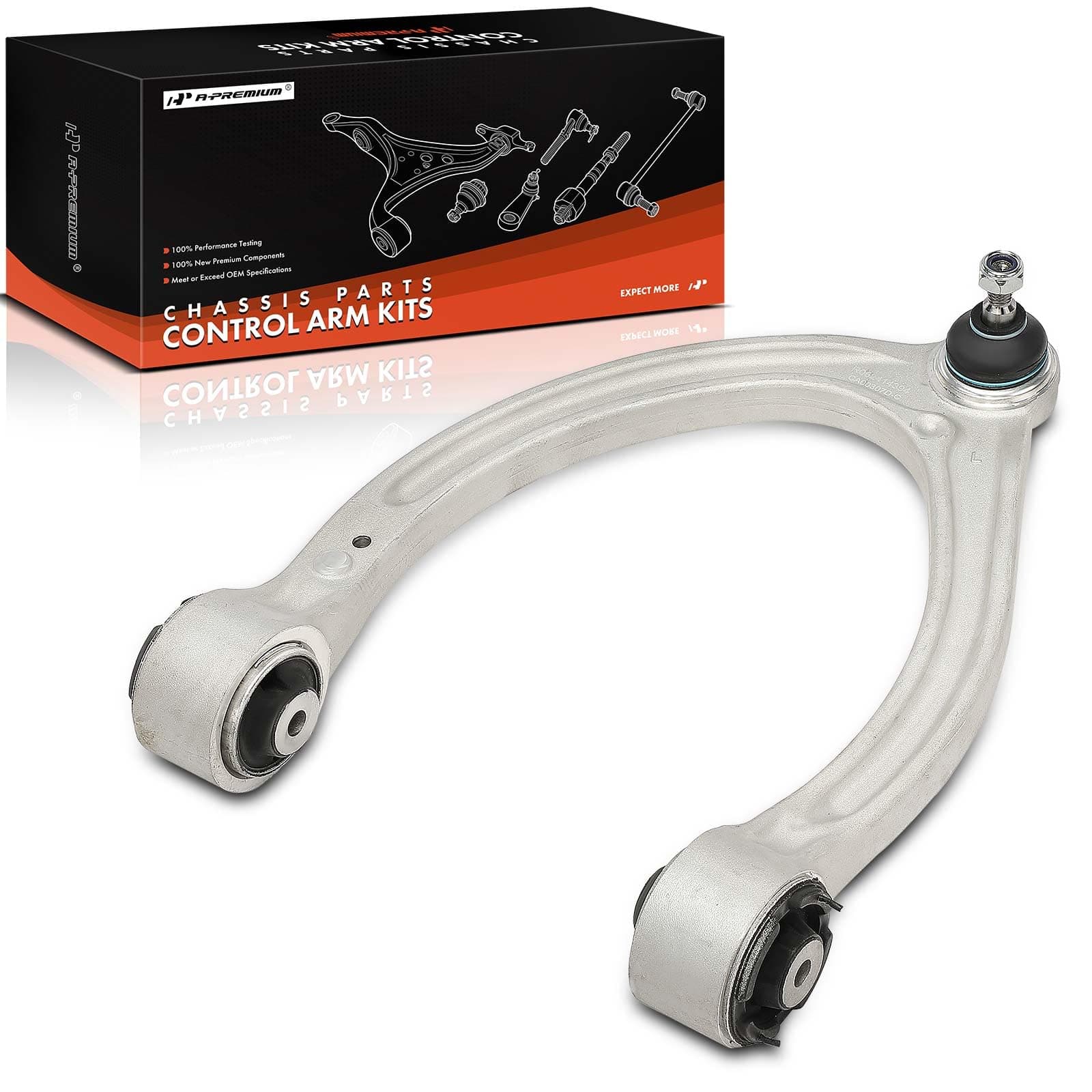 A-Premium Front Upper Control Arm with Ball Joint and Bushing Compatible with Mercedes-Benz CL600 2007-2013 S550 S600 2007-2010 CL63 CL65 2008-2013 S63 S65 2007-2010 Left Driver Side