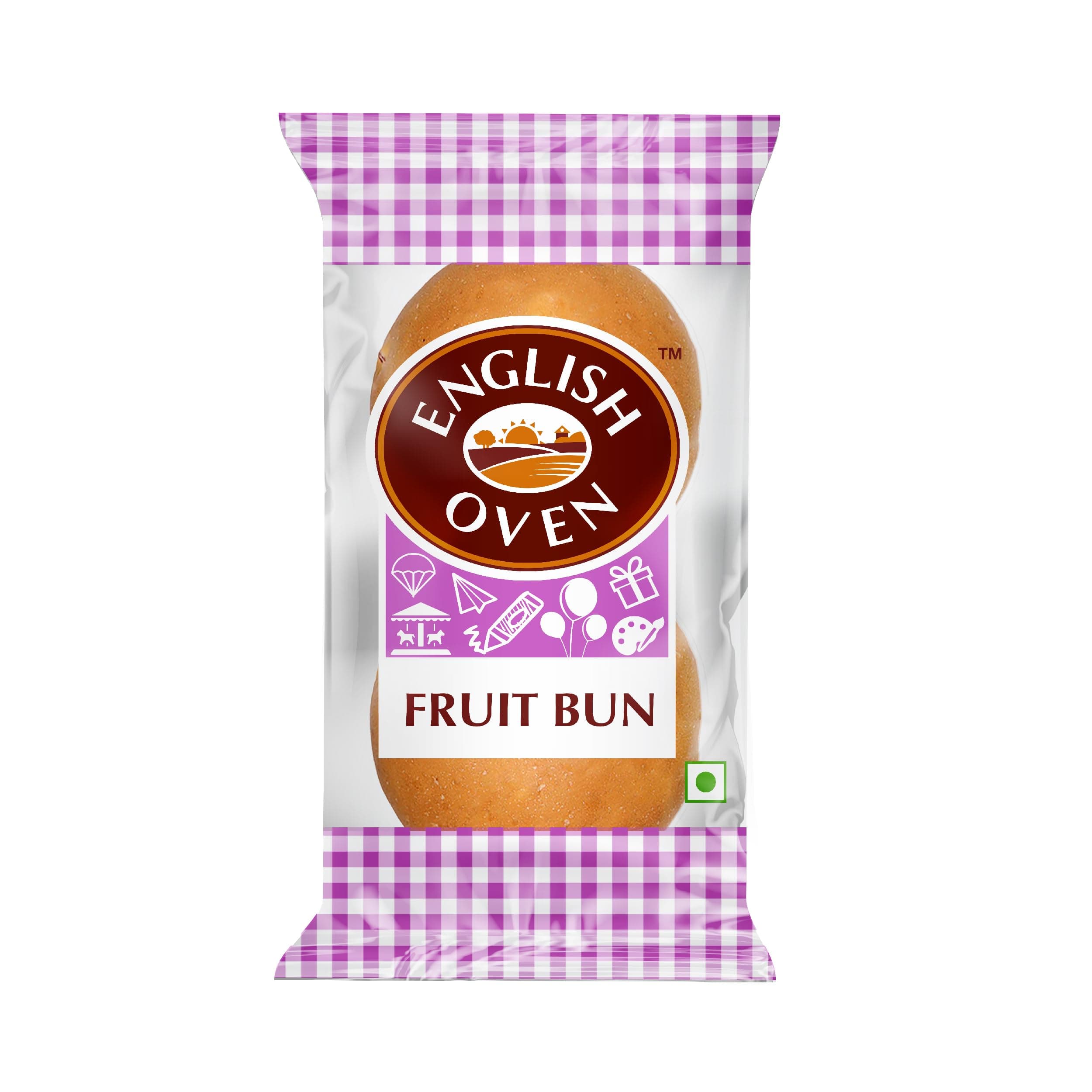 English Oven Fruit Bun Bread, 100 g
