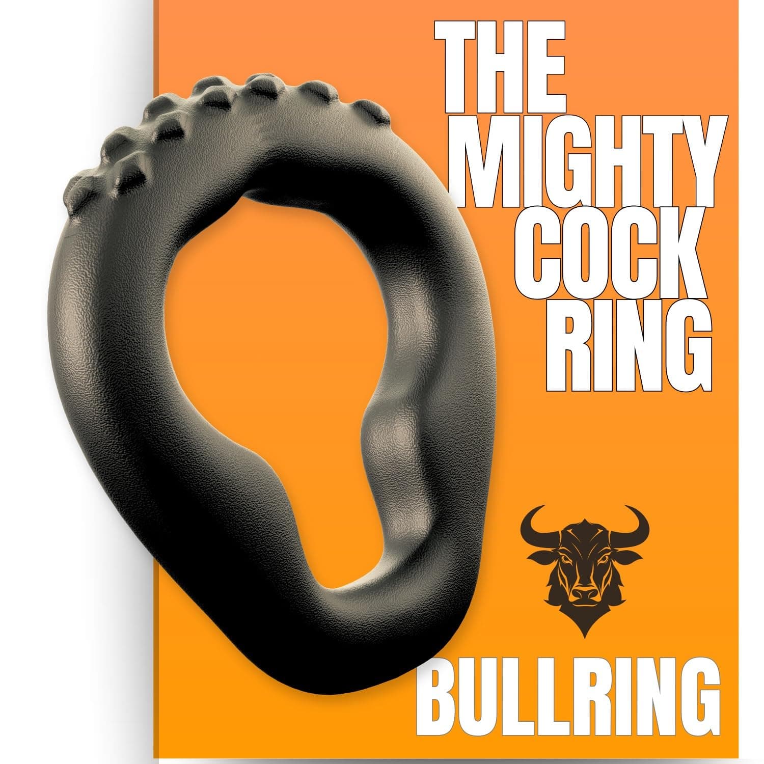BULLRING 4 Pack Rock Solid Performance & MAX Stamina- 6 Pressure Points for Staying Power-Premium Silicone Penis Ring for Men -BullRing The Mighty Cock Ring & Sex Toys