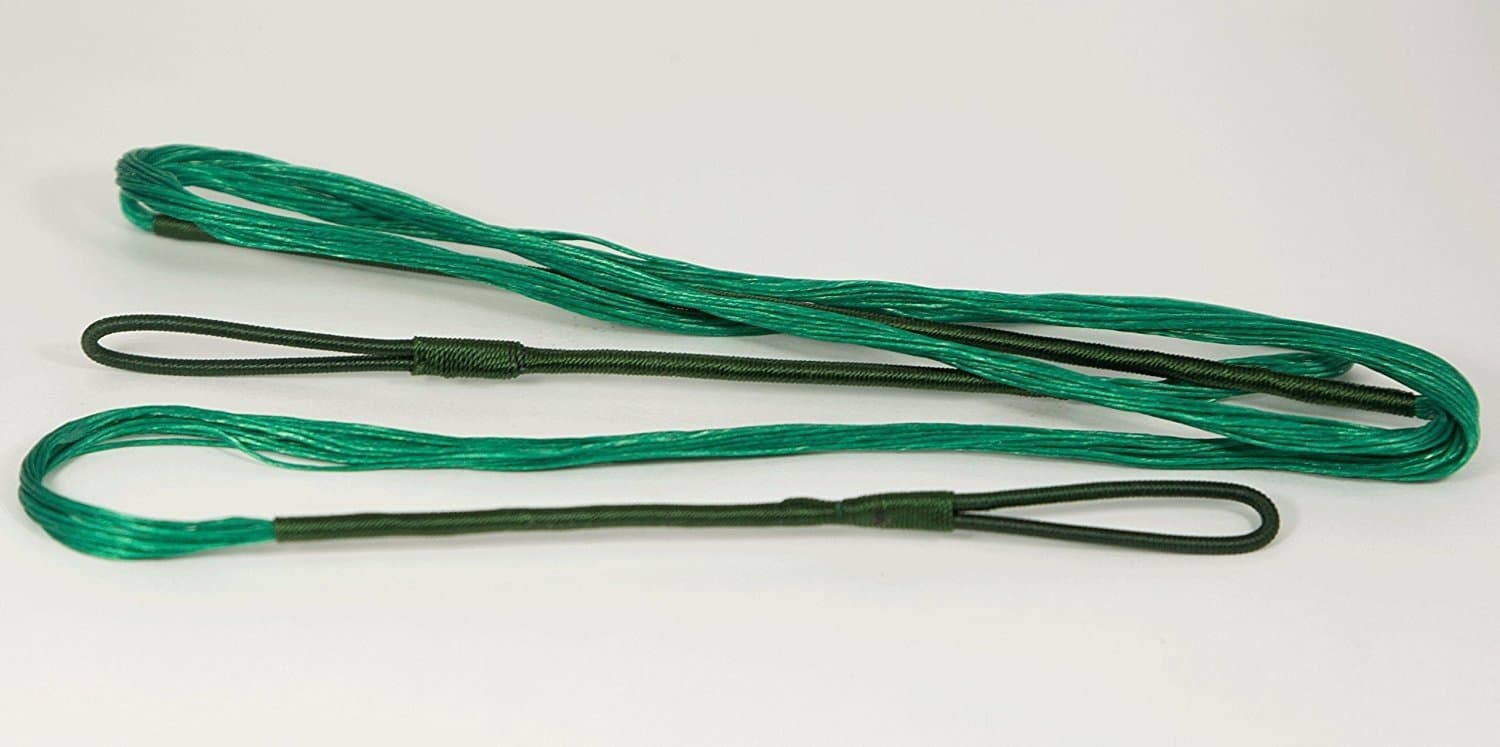 Green B50 Dacron Replacement Recurve Bowstring - Actual String Length - 16 Strand Bow String
