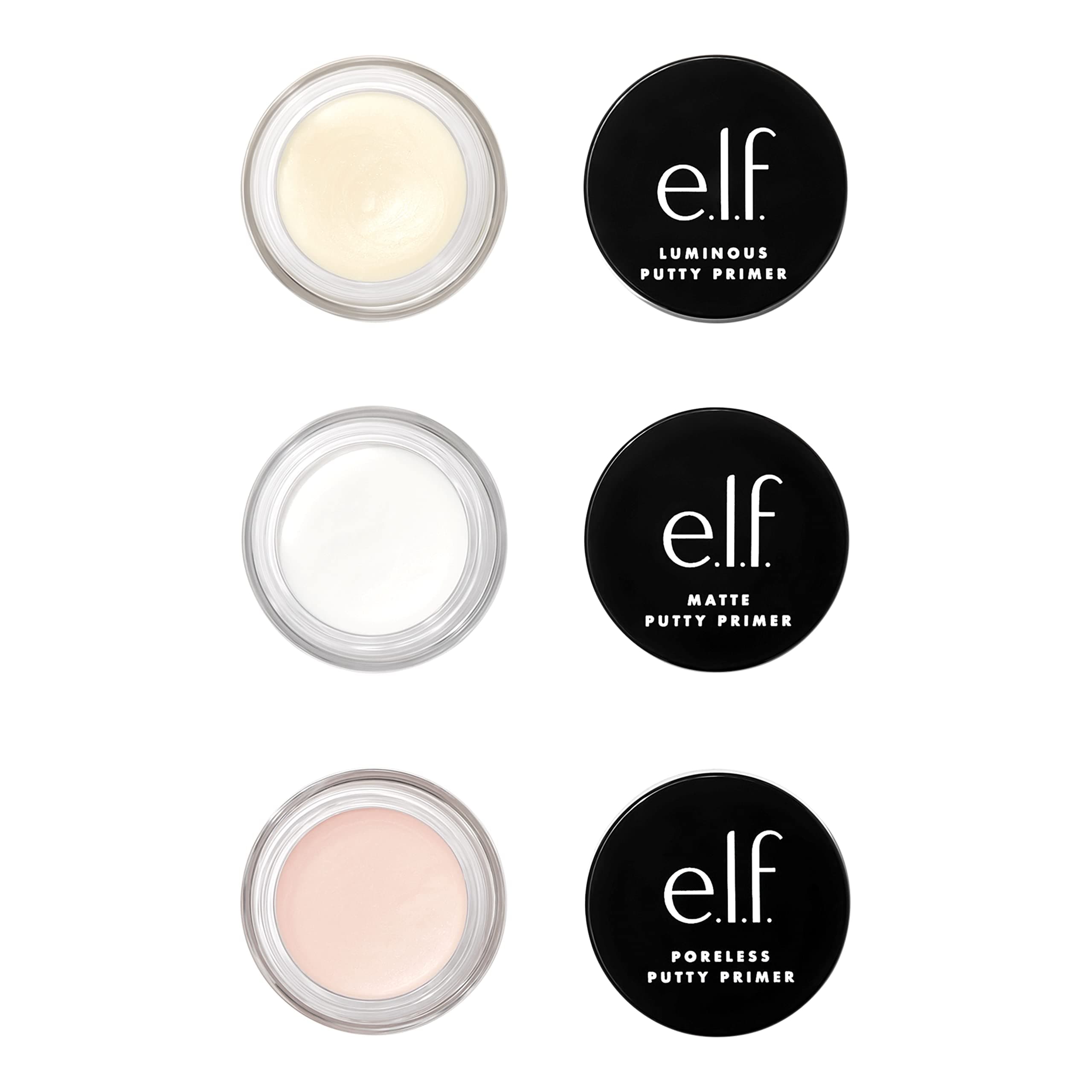 Cosmetics Putty Primer Trio, Includes Poreless Putty, Matte Putty & Luminous Putty, Travel Size, 0.14 Oz (4g) Each, 0.14 ounces