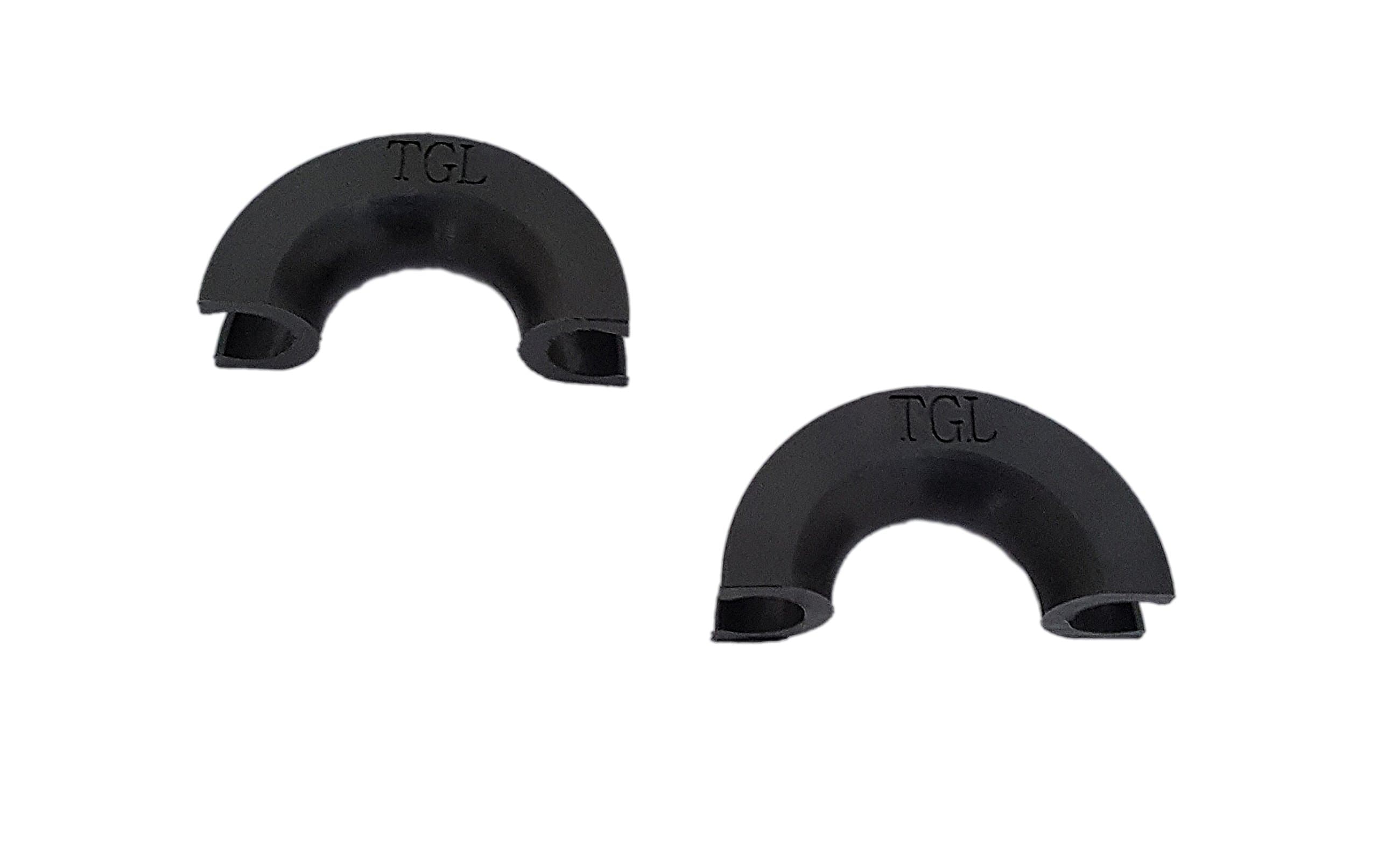 TGLTGL Pack 2 D-Ring Shackle Isolators, D Ring Protectors for 3/4 inch D Ring Shackles. Reduce Rattling, Protect Your Bumper from Damage (Black Color). Compatible with Jeep Accessories, Ford, Toyota.