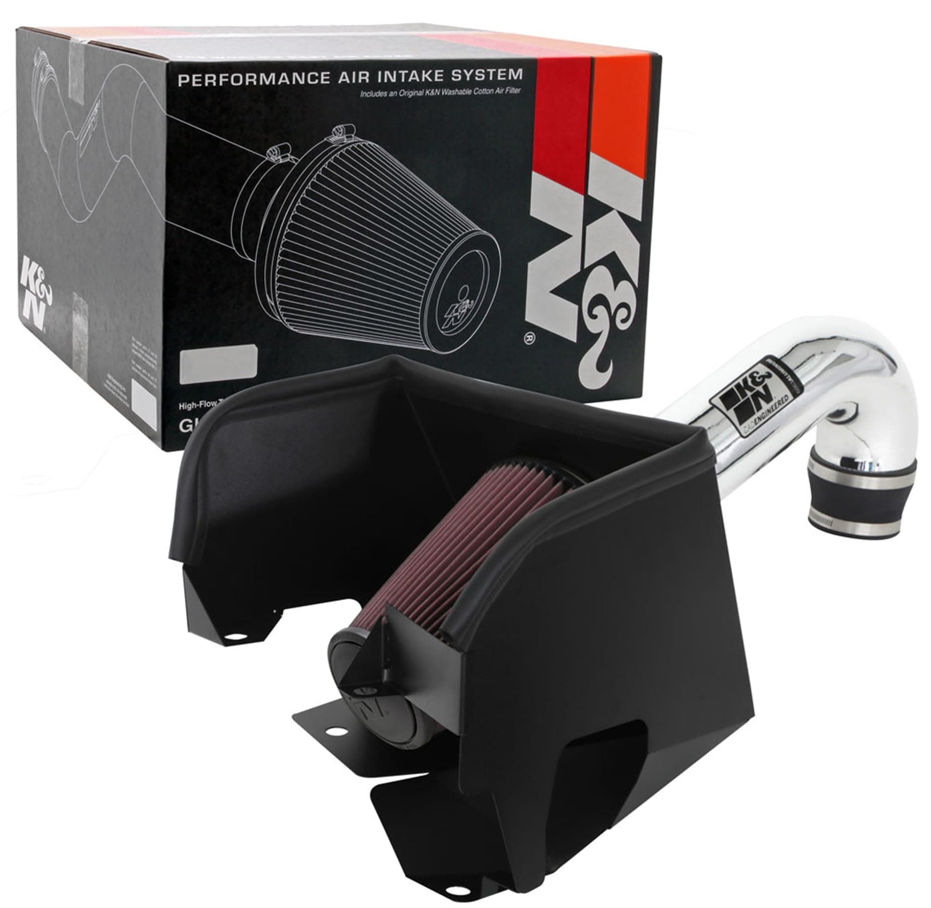 Cold Air Intake System: High-Flow Air Filter, Increase Performance & Towing: Compatible with 2019-2024 RAM 1500, 77-1578KP