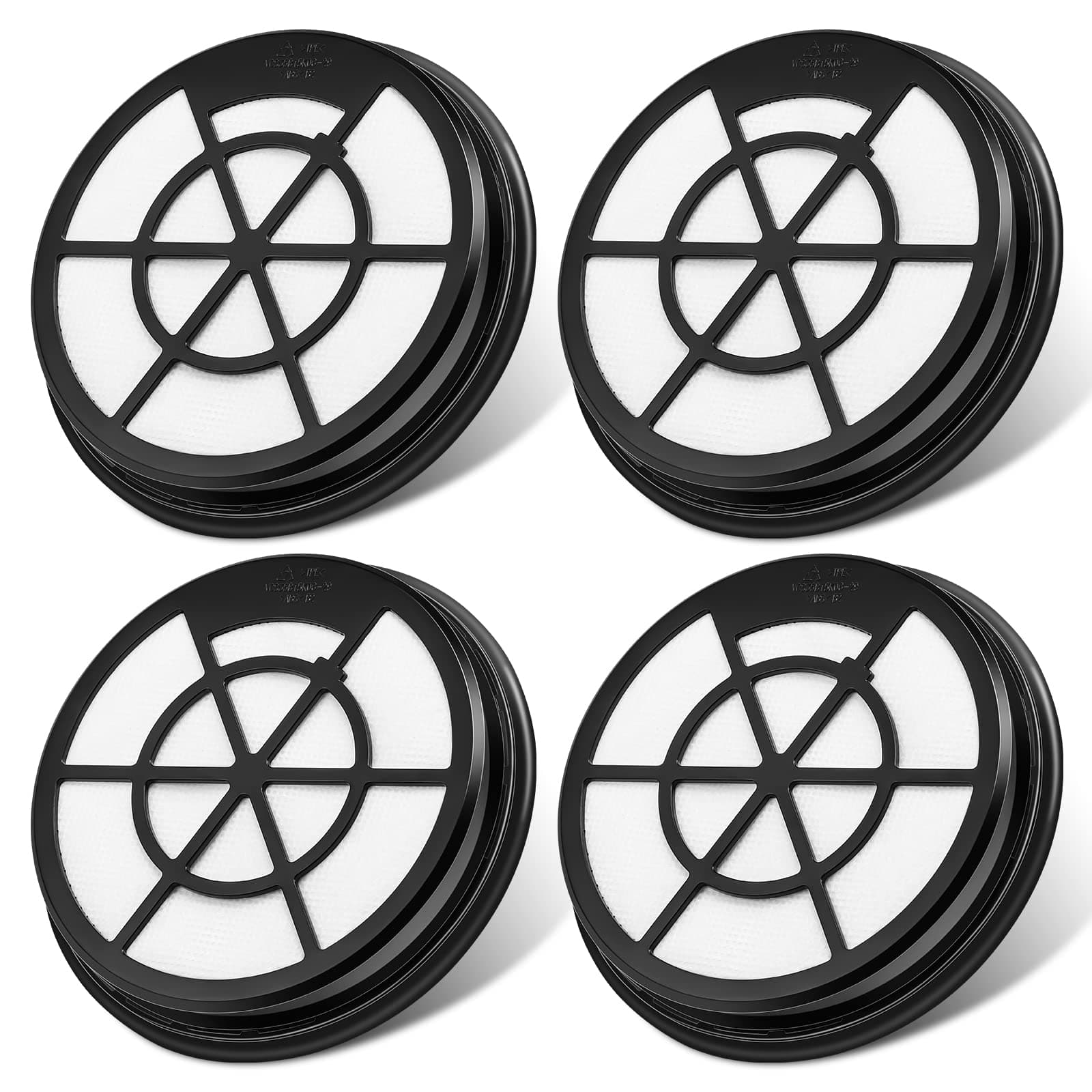 NEN110A Vacuum Filter, Inlet Frame and Sponge Filter Compatible with Eureka Whirlwind Bagless Canister Vacuum Cleaner, Fits NEN110A, NEN110B, NEN110D(4-Pack)