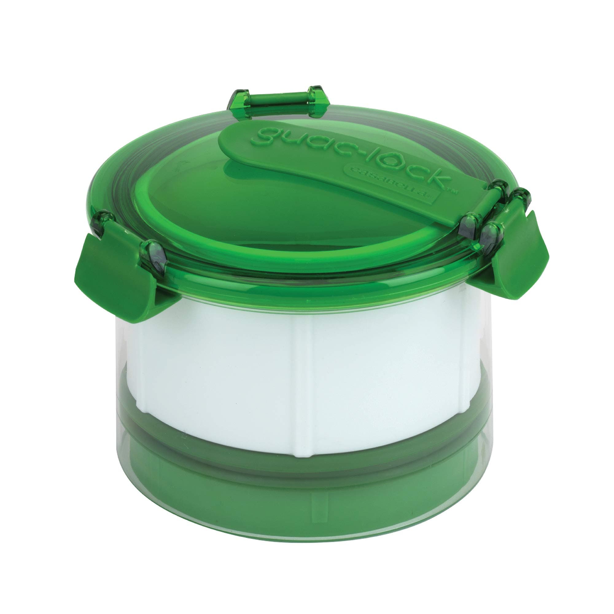 Guac-Lock Container, Green/White