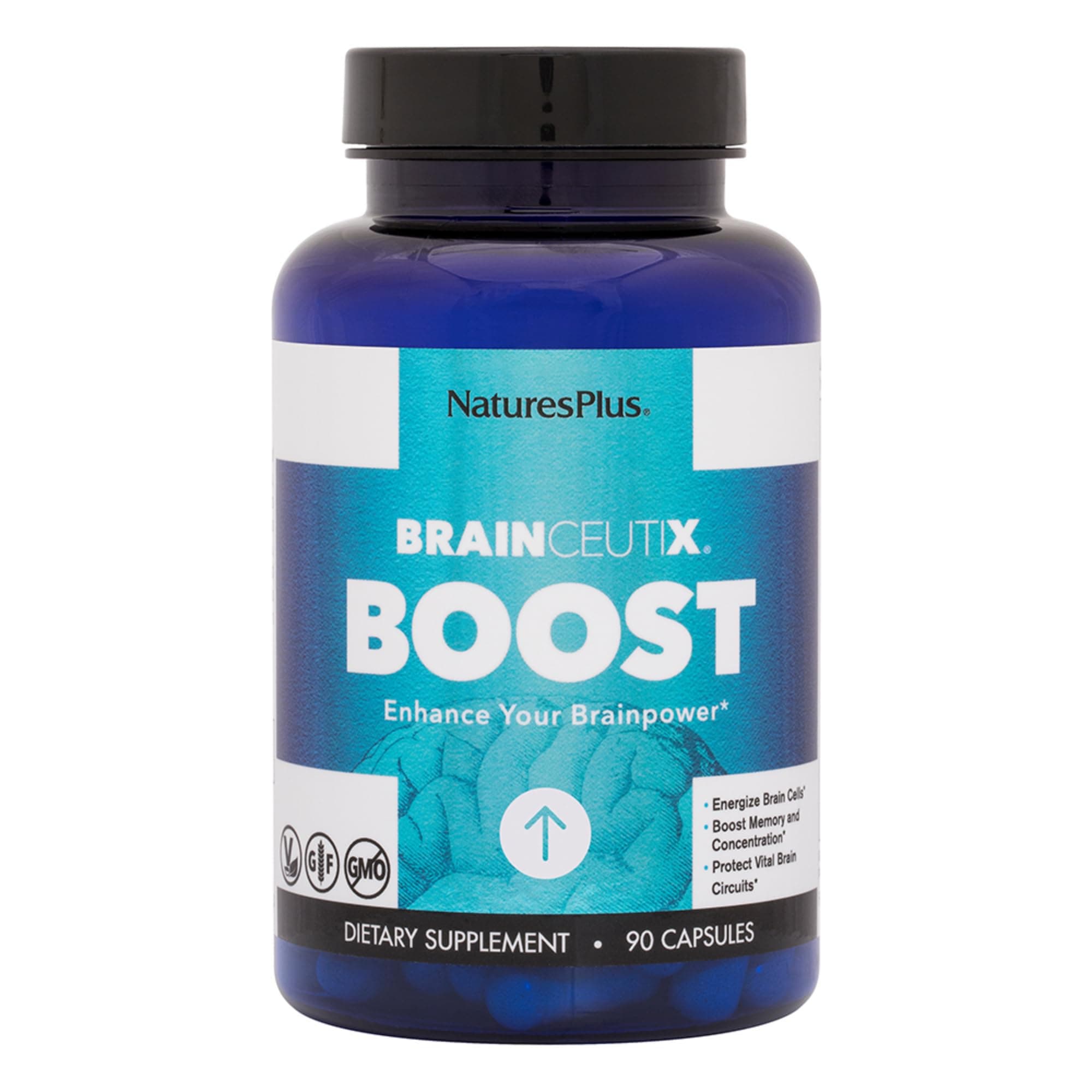 NaturesPlus, Brainceutix Boost, 90 Capsules