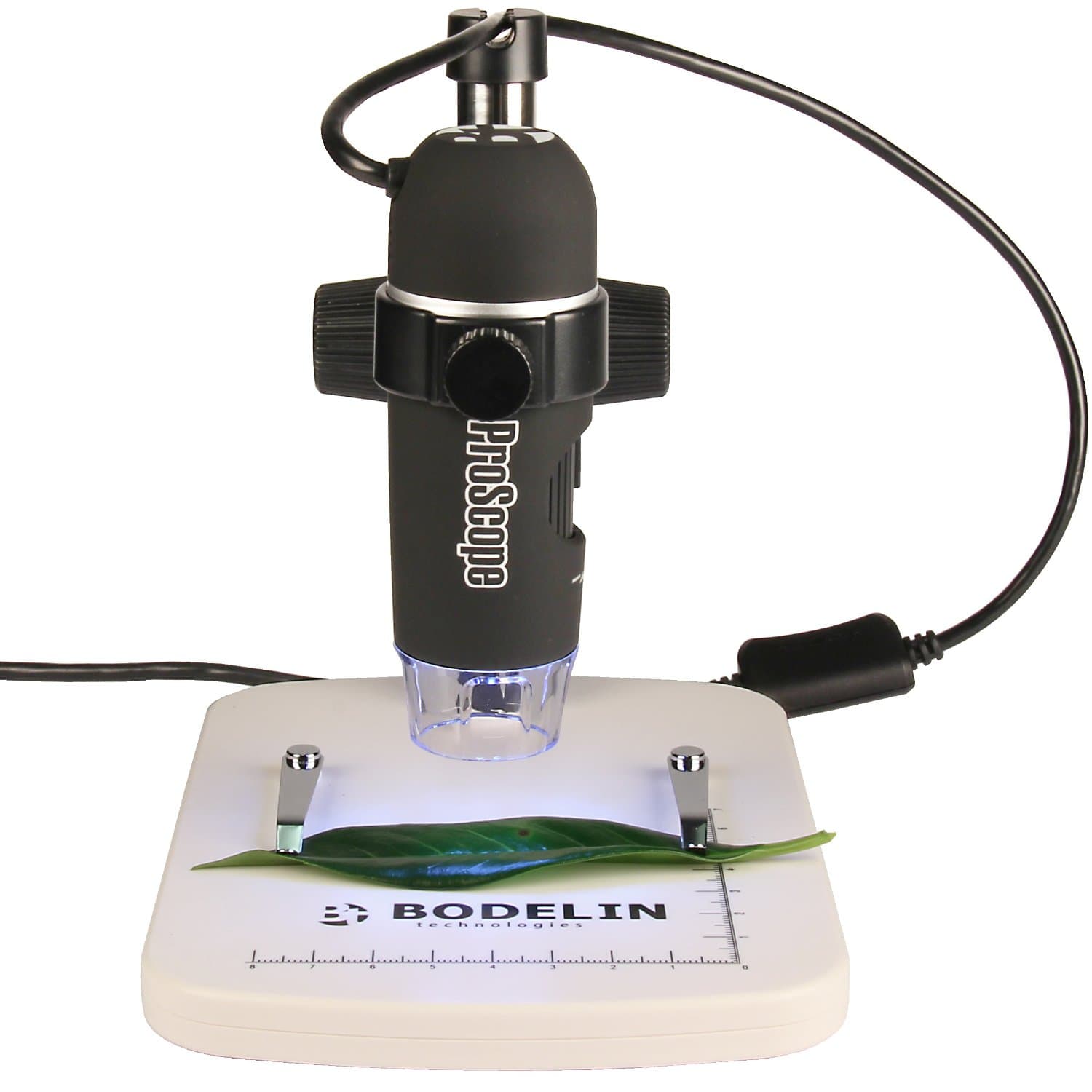 Technologies ProScope EDU 5MP Digital Microscope with Stand, 10-300x Magnification, 10-300mm Manual Focus Range, 1280x960 Video Capture Resolution, USB 2.0