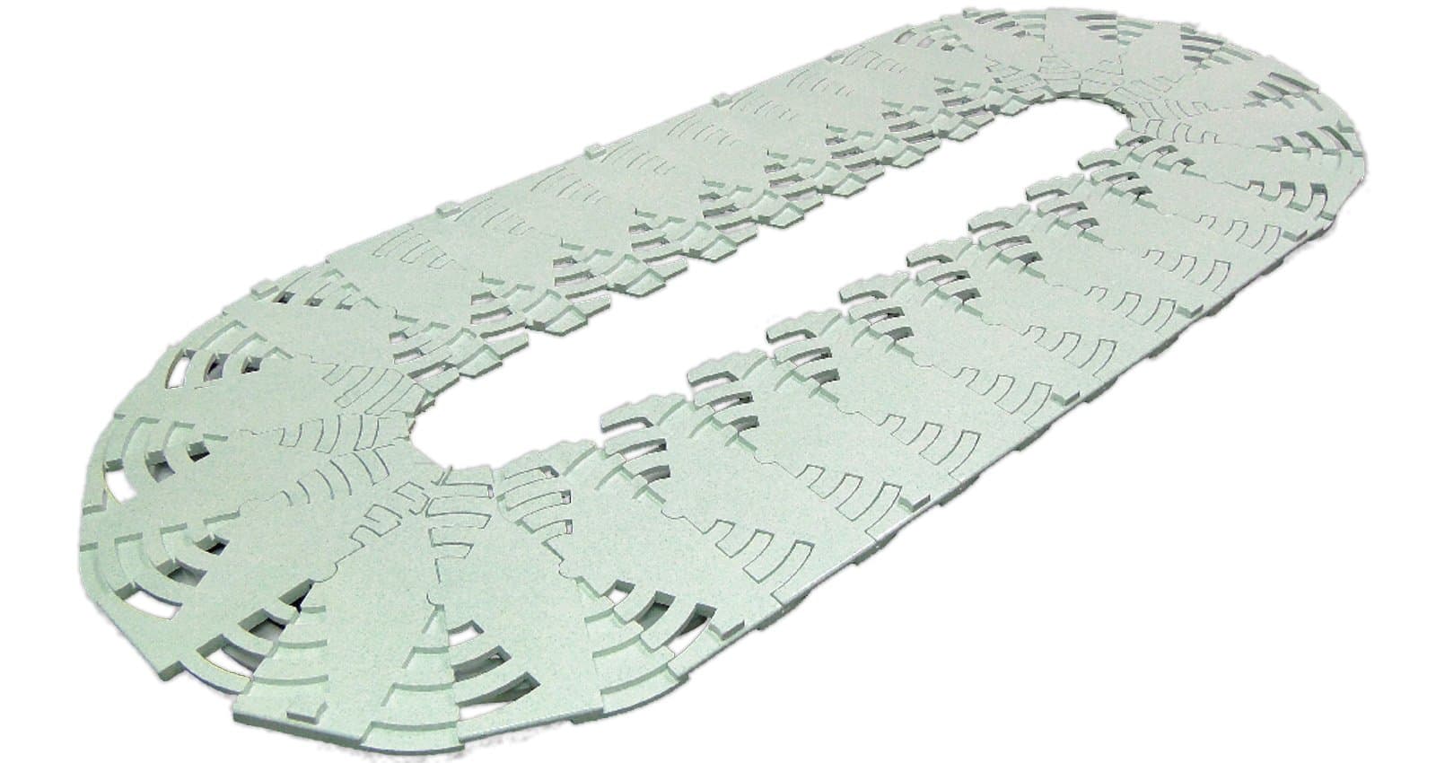 Lazy Susan for Rectangular or Oval Dining Tables (Model TTO-A, 6-8 Seats, Gray)