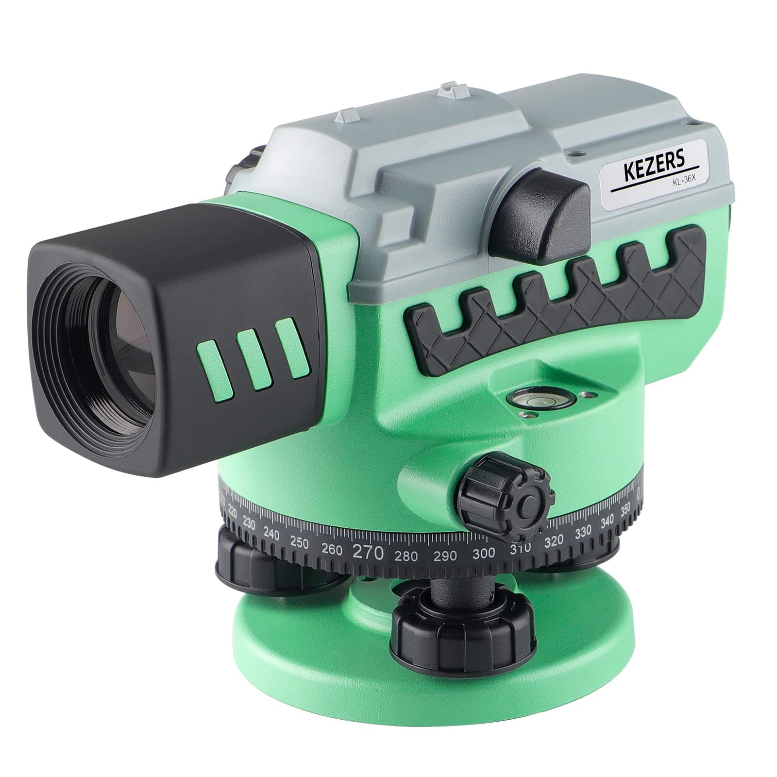 KEZERS 36X Transit Level,Automatic Optical Survey Level,High Precision Auto Level,Self-Leveling Tool for Builders,Waterproof/Height/Distance/Angle Measurement - KL-36X