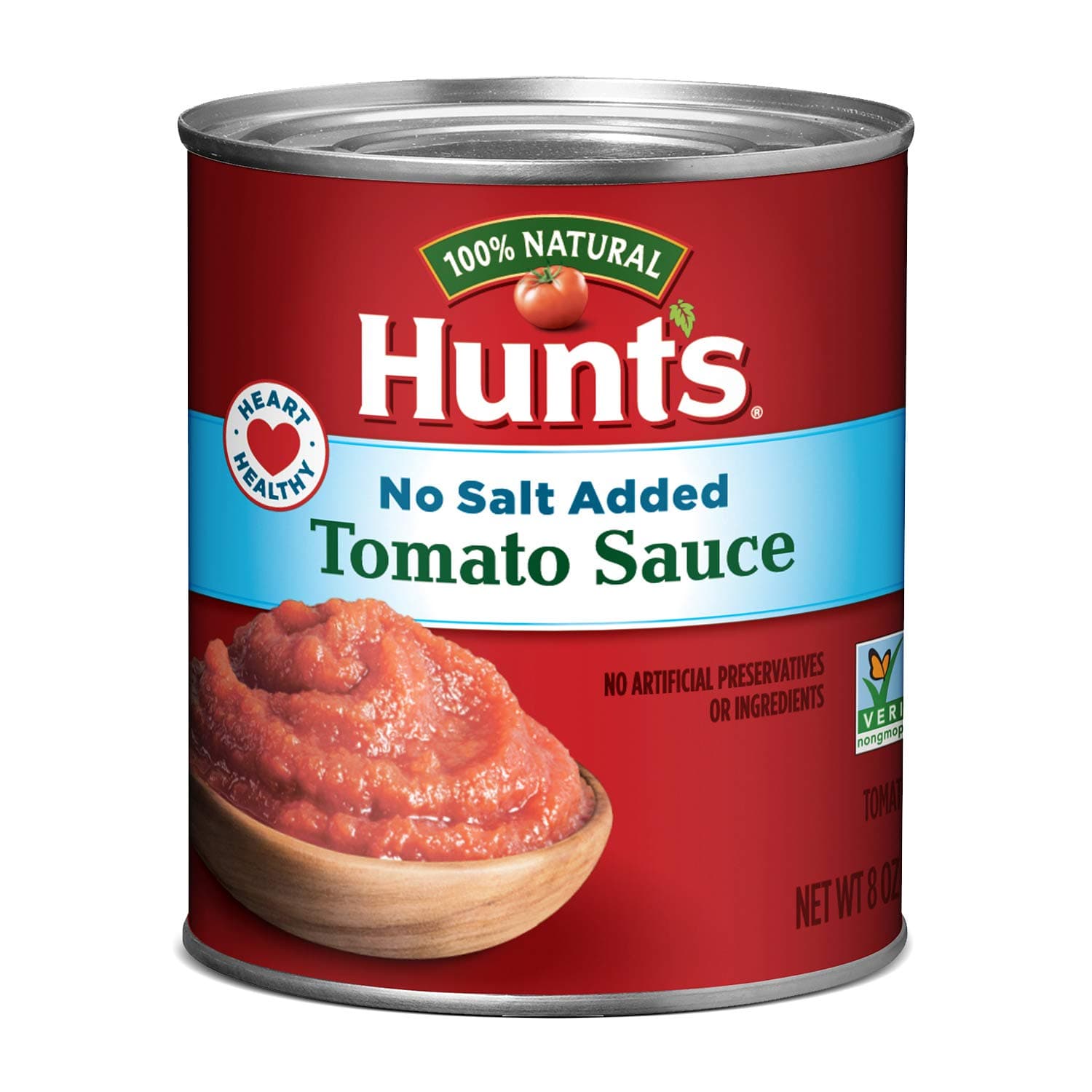 Hunt’s No Salt Added Tomato Sauce, Perfect for Chili & Soups, 8 oz. Can