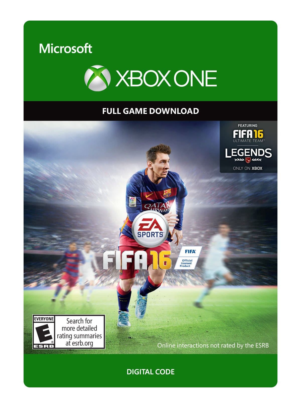 FIFA 16 - Standard Edition - Xbox One Digital Code