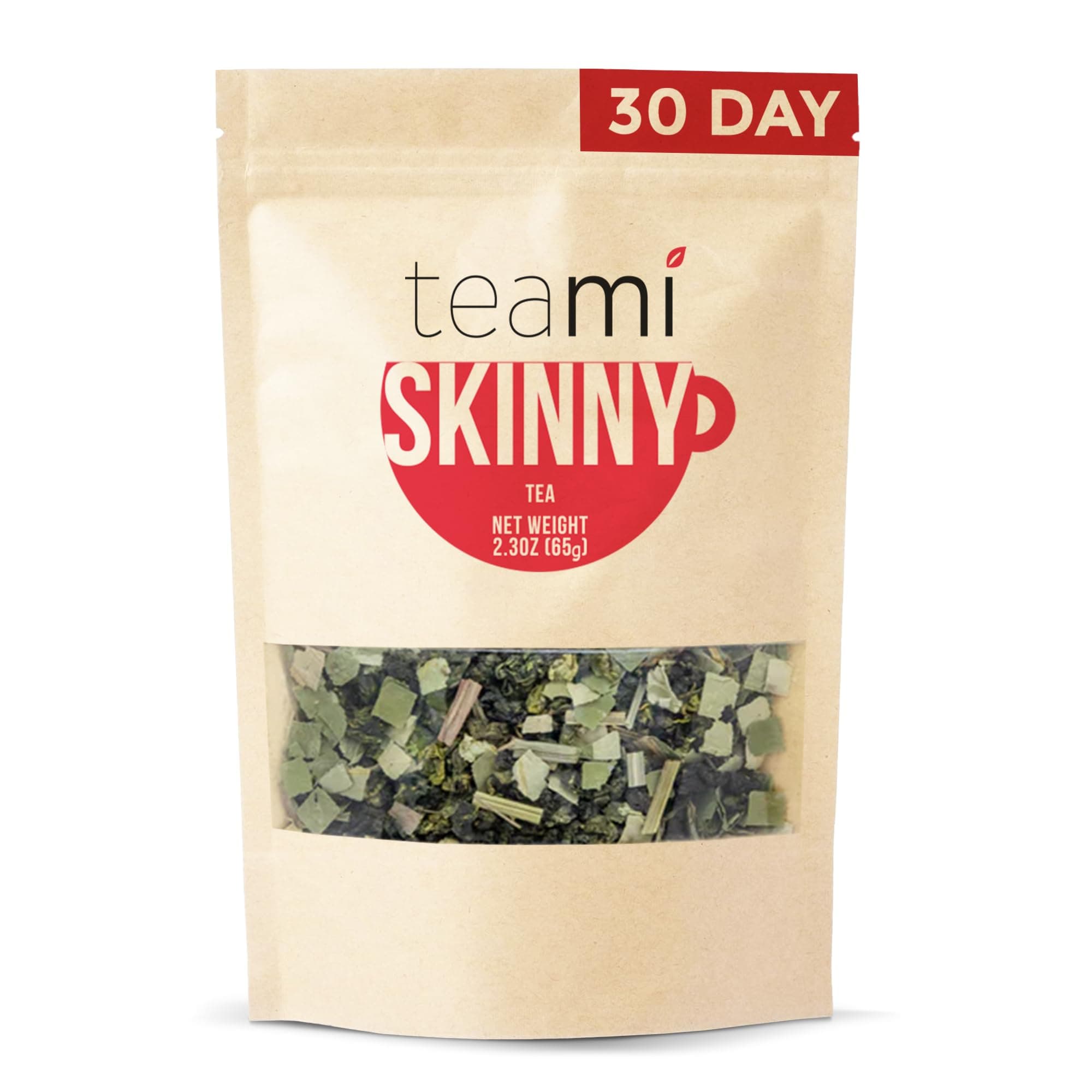 Teami Herbal Tea ā Green and Oolong Tea Blend with Yerba Mate and Ginger ā Plant-Based Loose Leaf Tea with Light, Clean Taste ā Non-GMO, 30 Servings