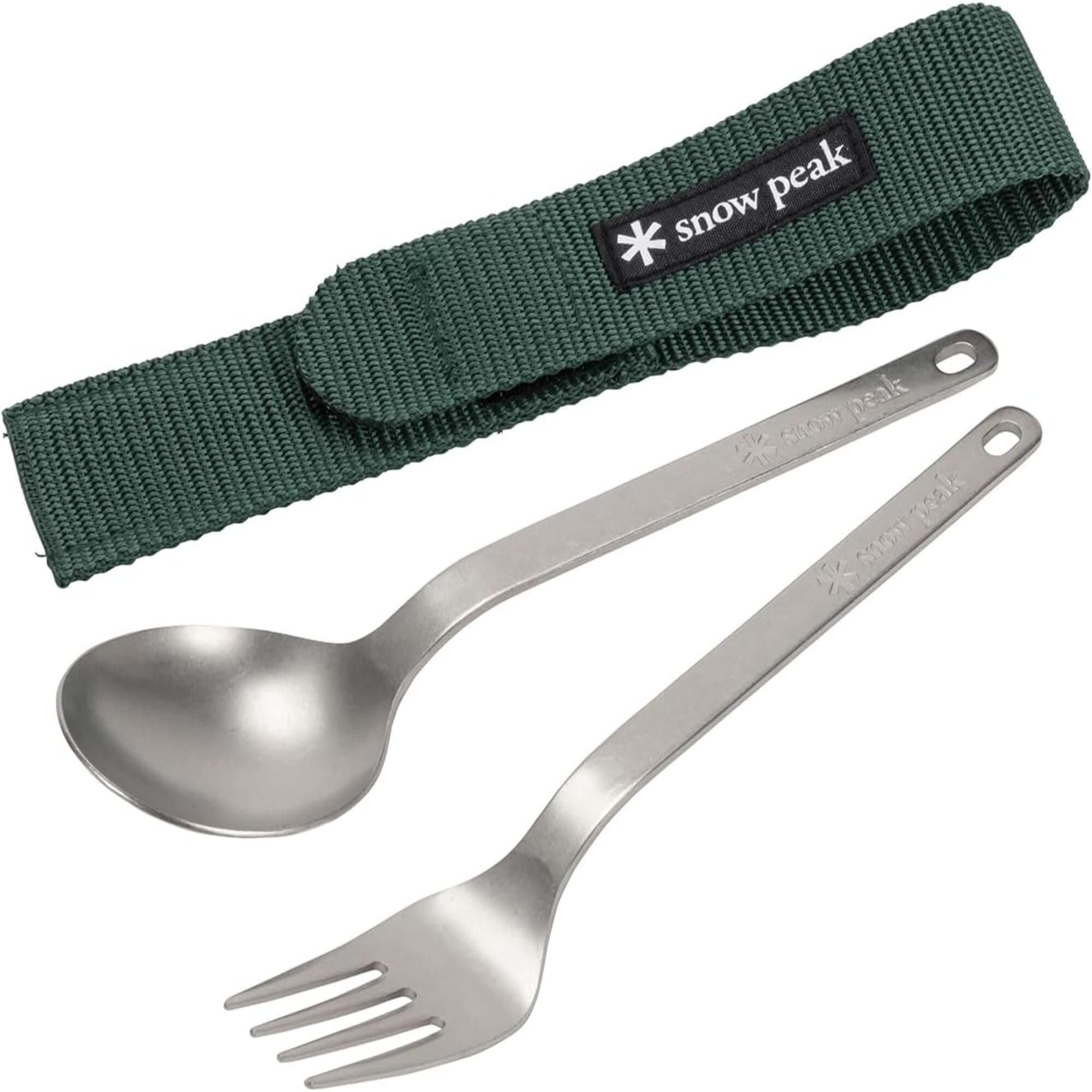 Snow Peak Titanium Fork & Spoon Set