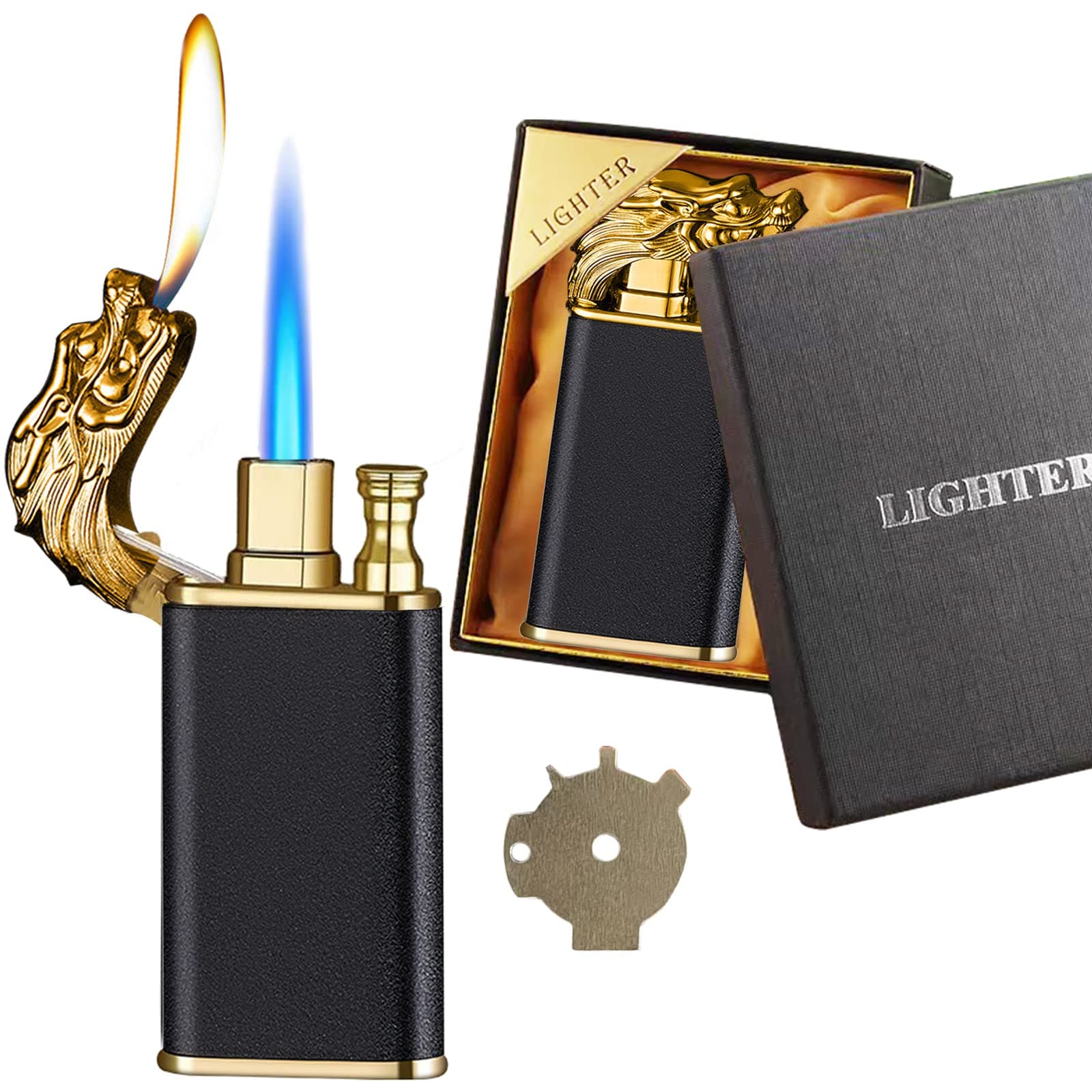 Magic Dual Flame Dragon Lighter