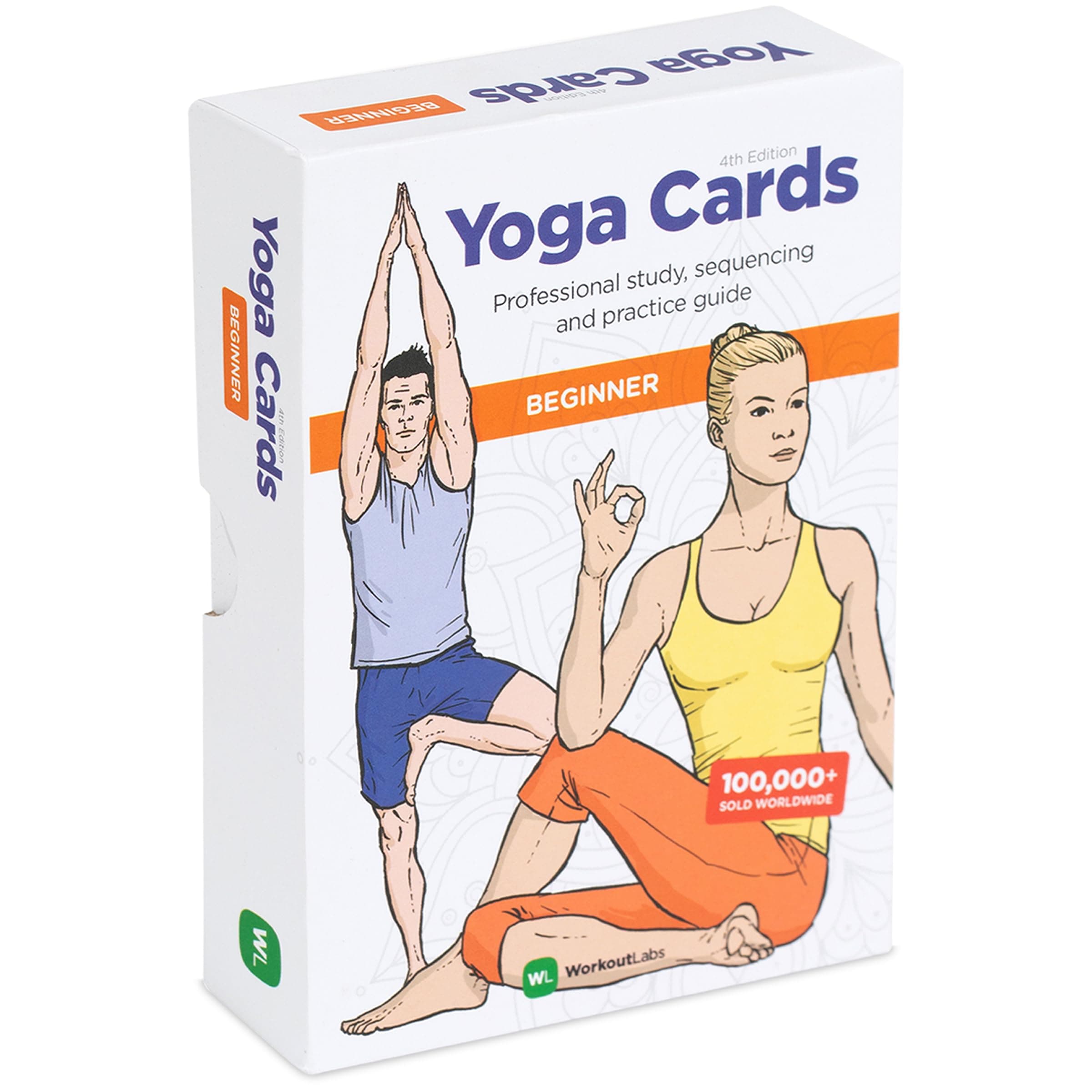 WorkoutLabs Yoga Cards – Beginner: Visual Study, Class Sequencing & Practice Guide with Essential Poses, Breathing Exercises & Meditation · Plastic Flash Cards Deck with Sanskrit …