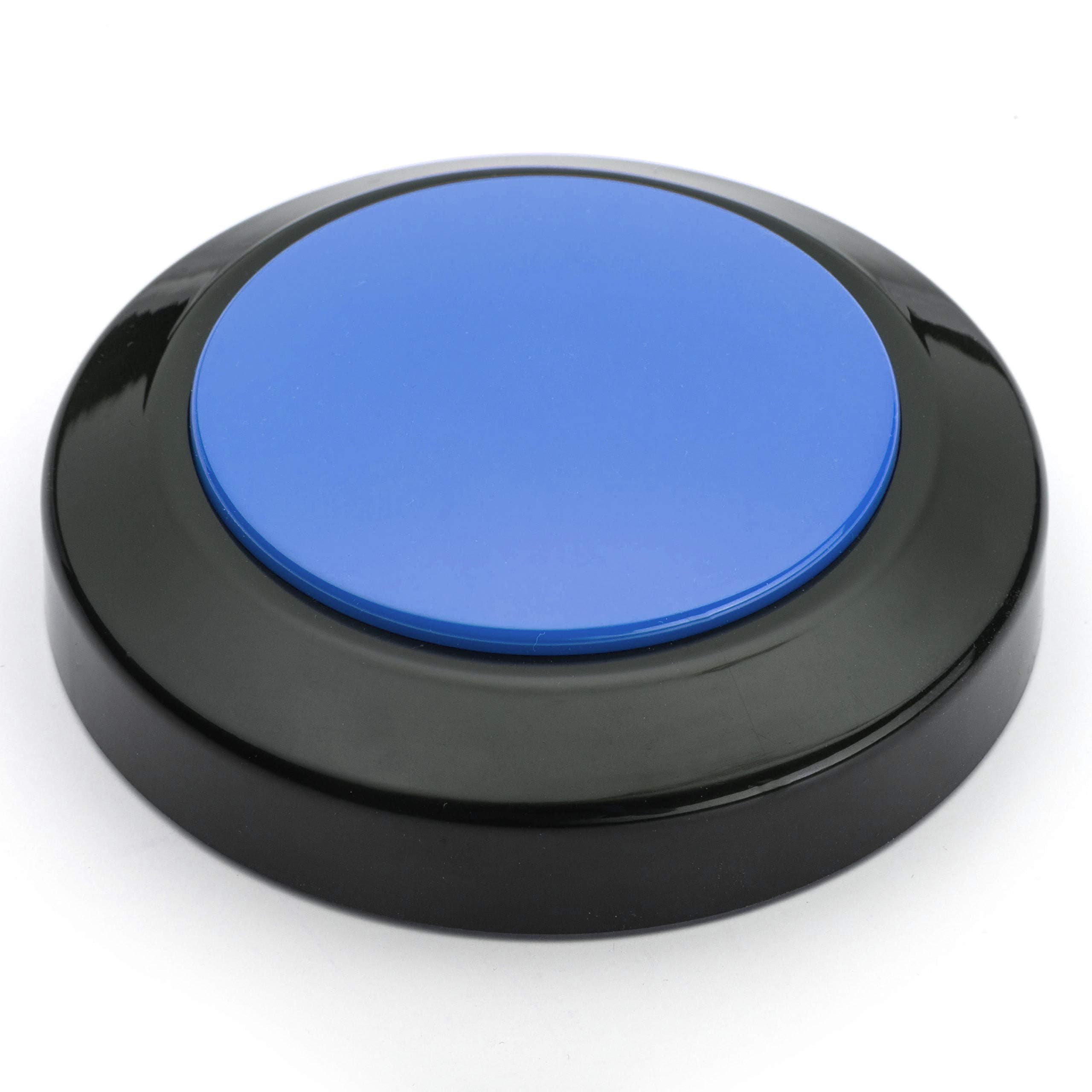 Talking Clock for Visually impaired, Blind, Elderly. Large and high Contrast (Blue)