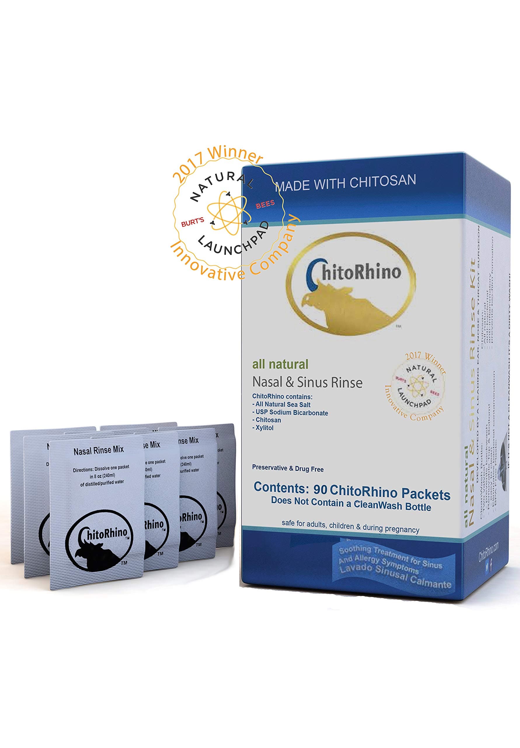 Sinus & Nasal Rinse Packets (90 Packets)