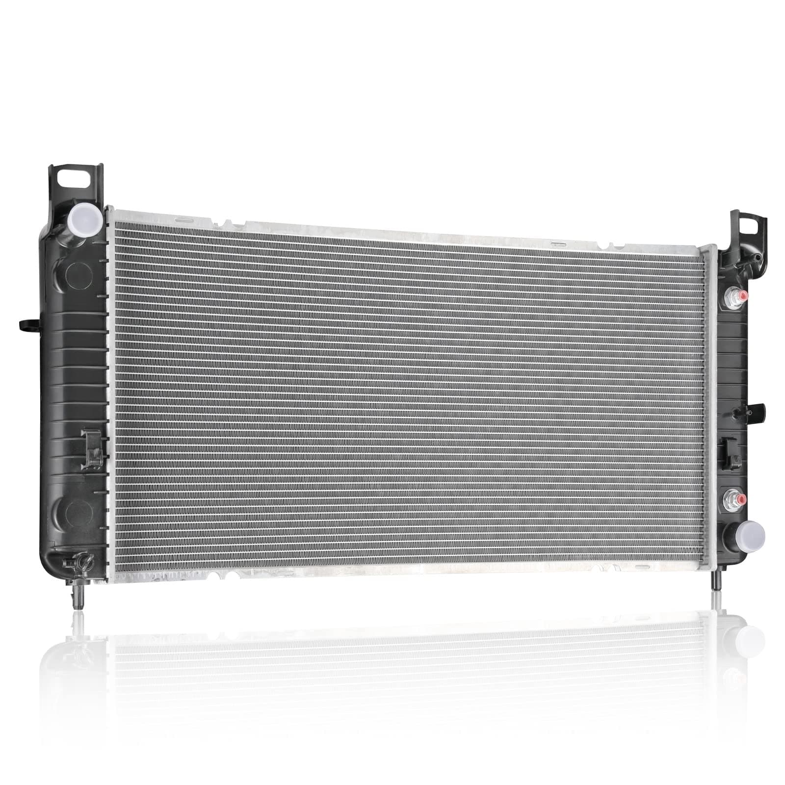 34" Core Radiator Complete Assembly Compatible with 2003-2007 H2 6.0L 2008-2009 H2 6.2L Replace# 2423