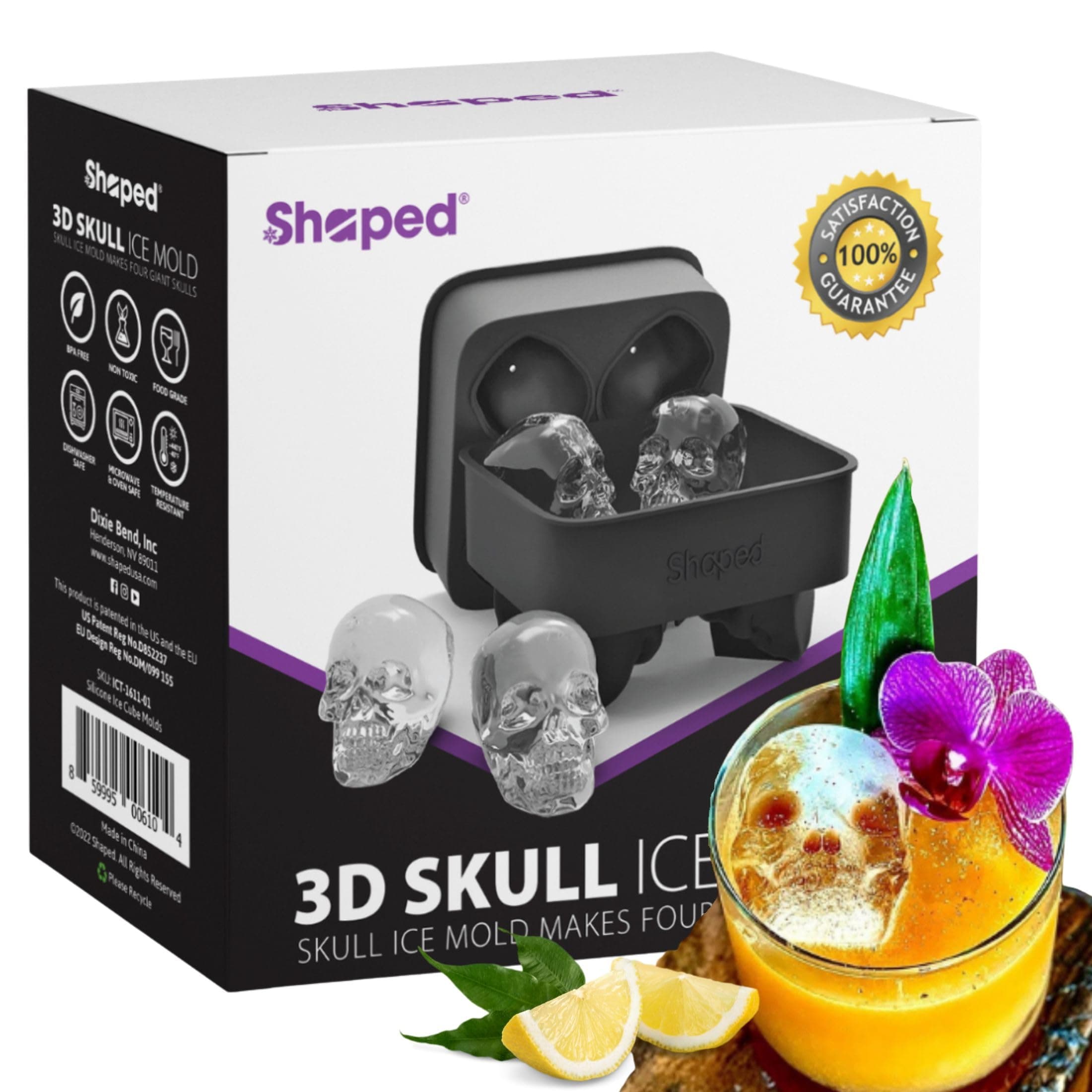 3D Skull Ice Mold