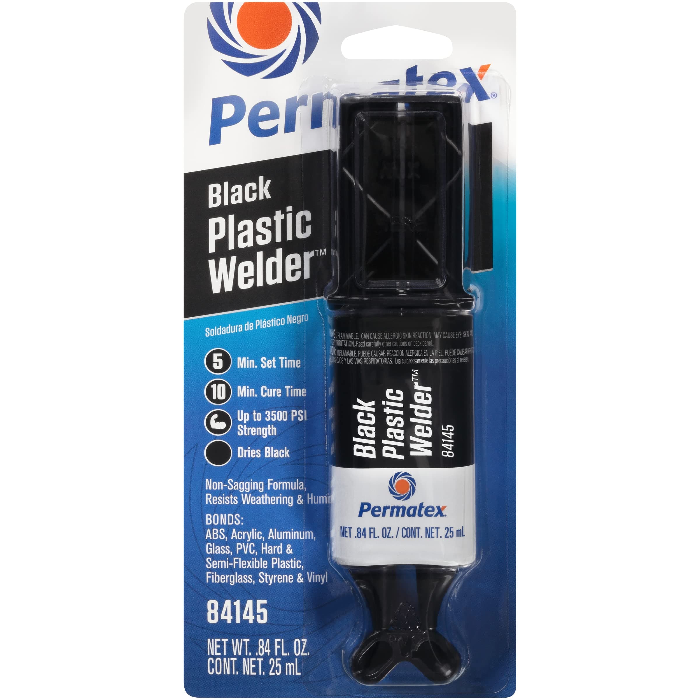 84145 Permapoxy Black Plastic Weld - 0.84 fl. oz.
