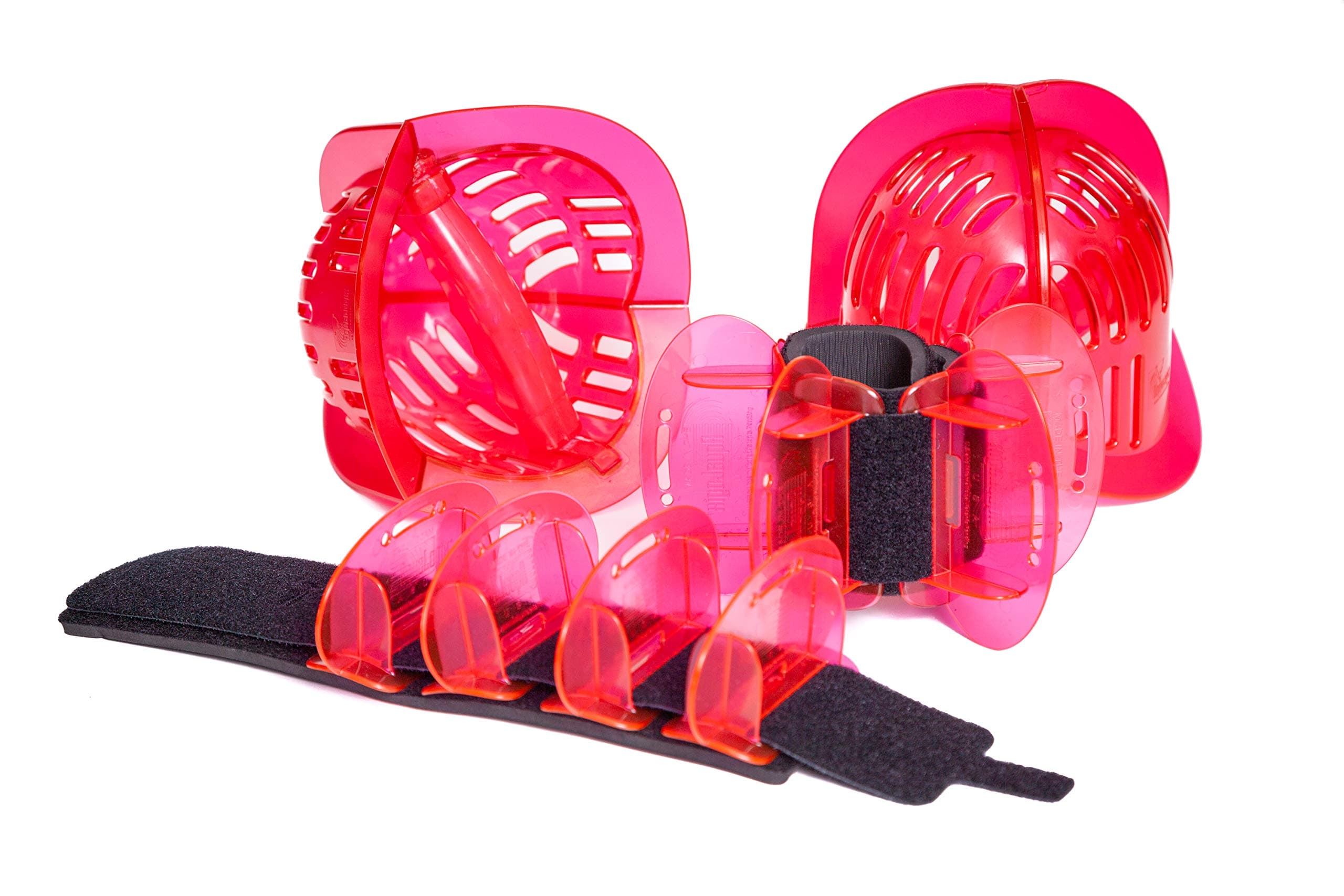 Total Body Pool Weights for Water Exercise Bundle, Polycarbonate Upper Body Bells & Padded Lower Body Fins, Aqua Therapy, Pool Exercise, Water Aerobics, Color Indicate Resistance Level