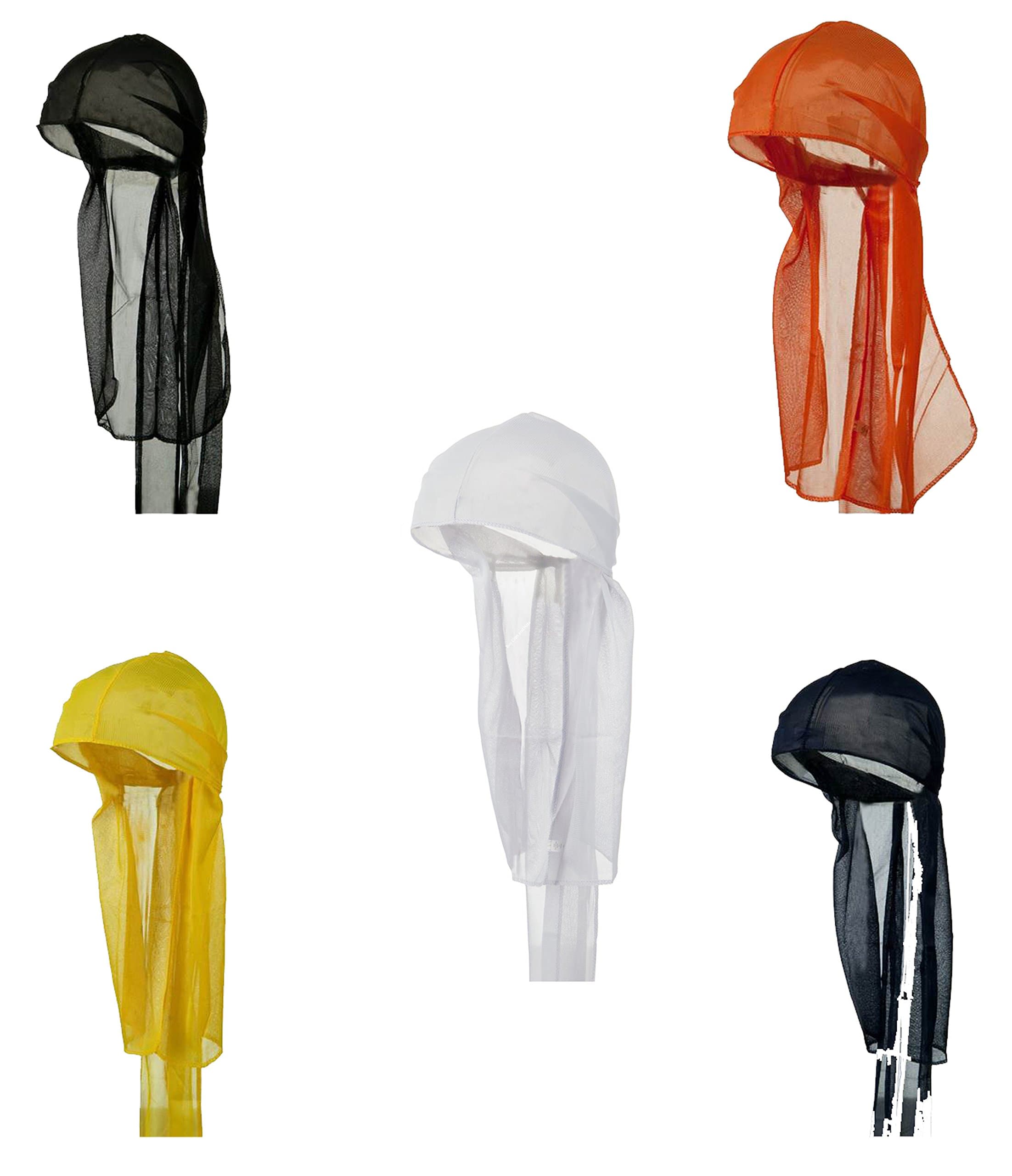 Durag Stocking Cap Nylon Wave Cap Pack