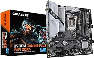 B760M GAMING PLUS WIFI DDR4 LGA 1700 Intel B760 M-ATX Motherboard with DDR4, 2* M.2, PCIe 4.0, Front USB 3.2 Gen 1 Type-C, WiFi 6 GbE LAN, Q-Flash Plus, PCIe EZ-Latch