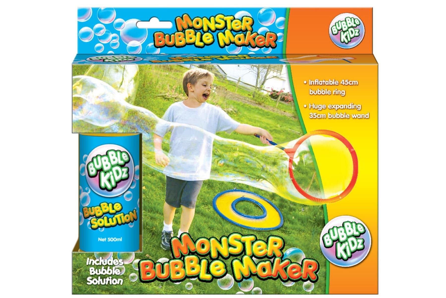 Gigantic Bubble Maker Wand Solution Soap Ring
