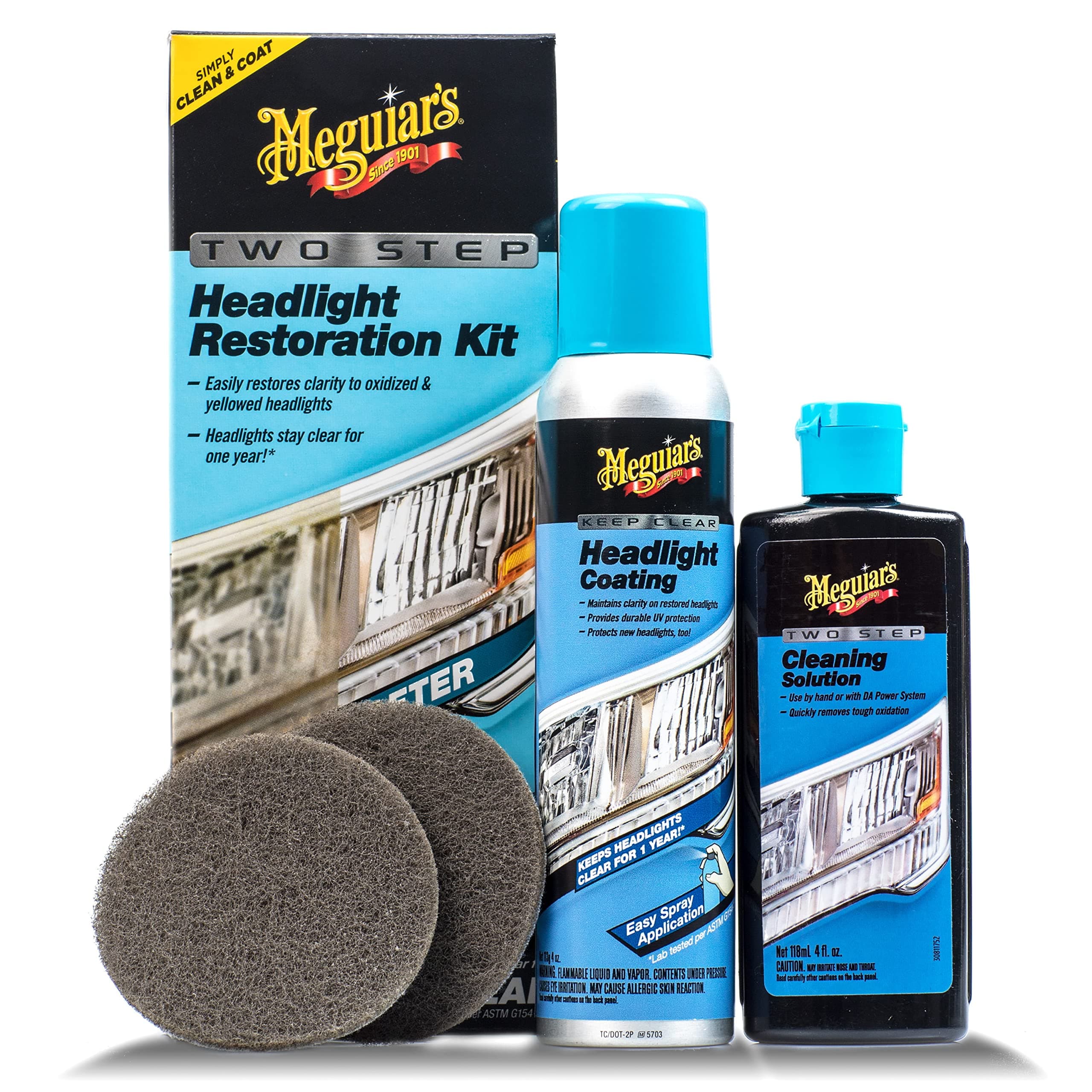 Two Step Headlight Restoration Kit