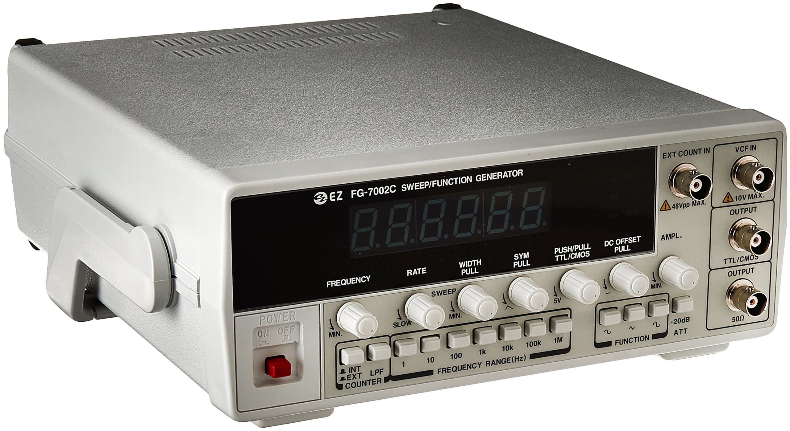 FG-7002C Sweep Function Generator with Built-In 50MHz Frequency Counter, 2MHz, Digital