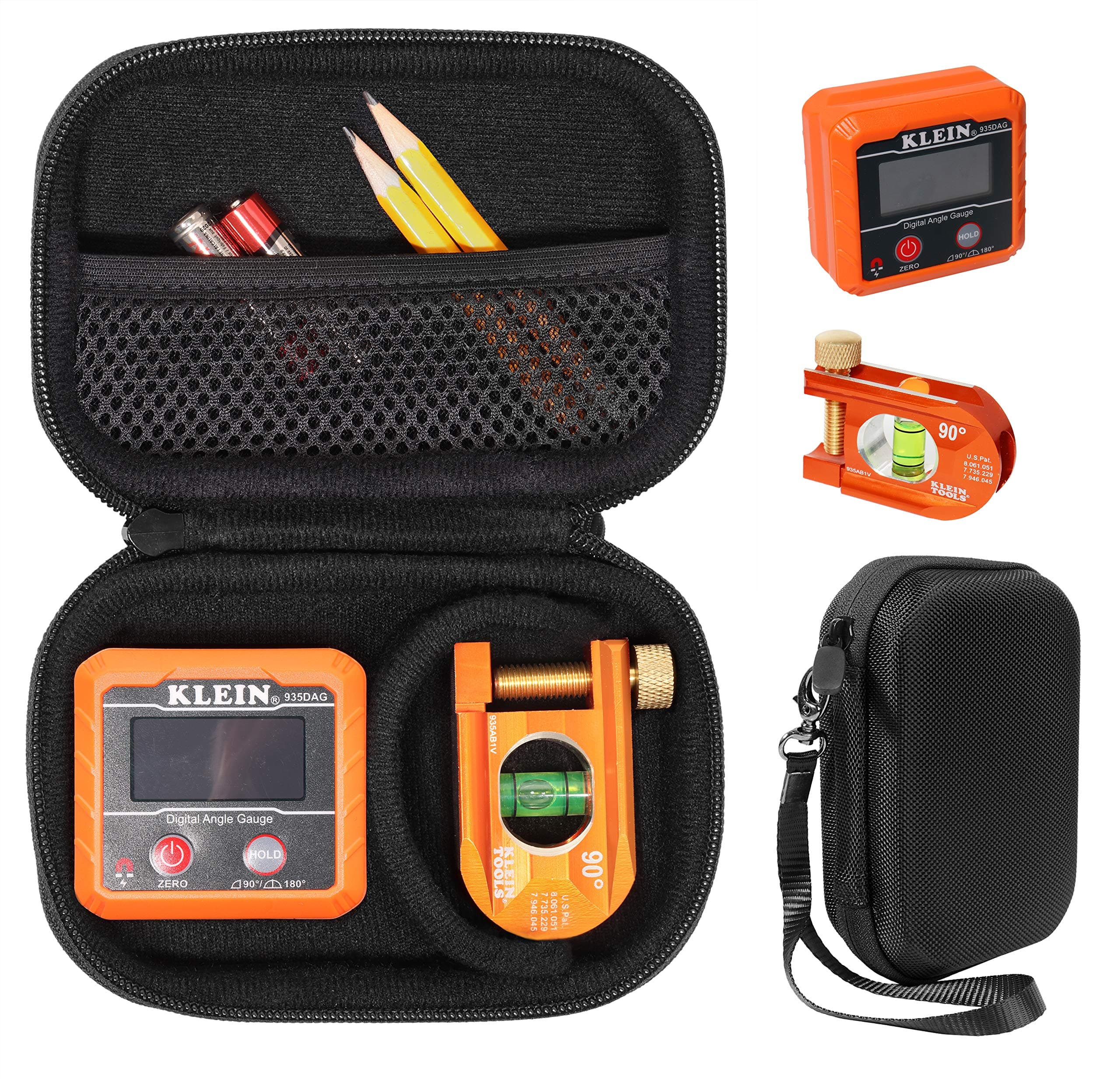 CaseSackConsolidation case for Klein Tools 935DAG Digital Electronic Level and Angle Gauge and 935AB1V ACCU-Bend Level