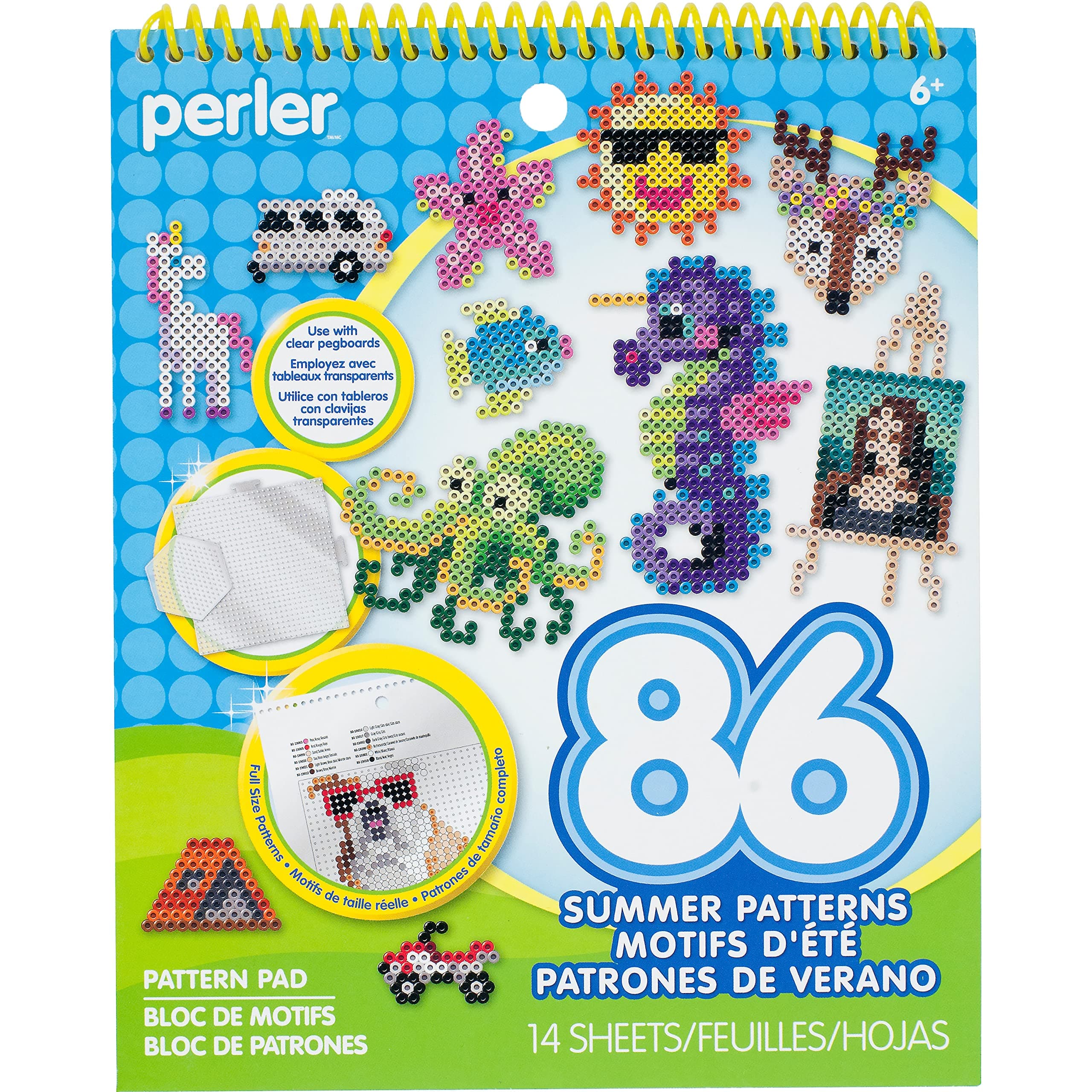 Perler Pattern Pad-Summertime Fun -80-22860